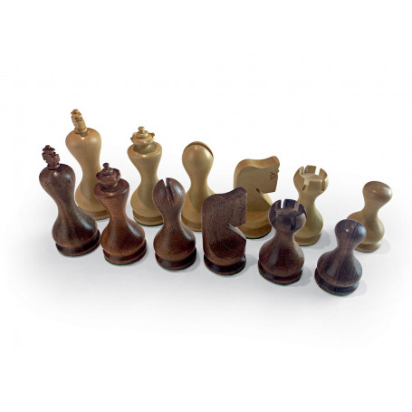 Chess pieces Modern - cozy and leaded - Size 5