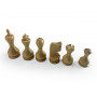 Pièces d'échecs Modern - feutrées et Plombées - Taille 5