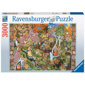 Puzzle 3000 pièces Jardin des signes solaires