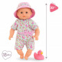 Bath Baby Doll Coralie 30 cm and her duck - Jardin en Fleurs