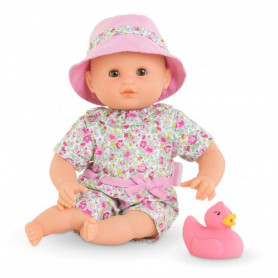 Bath Baby Doll Coralie 30 cm and her duck - Jardin en Fleurs