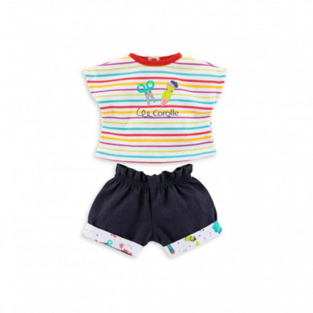 Shorts and t-shirt Petit Artiste - Ma Corolle doll 36cm