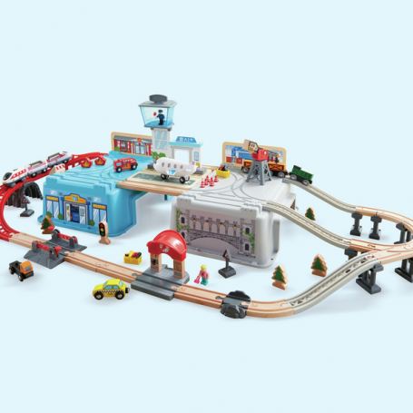 Mega Metropolis train bucket set