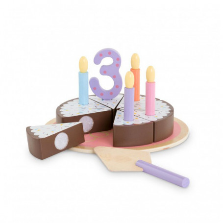 Wooden birthday cake - Corolle baby doll 36/42 cm