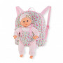 Floral backpack for baby doll - My First Baby Doll Corolle 30 cm