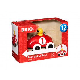 Voiture de course rouge Push & Go