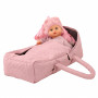 Old pink travel bassinet for babies up to 42 cm