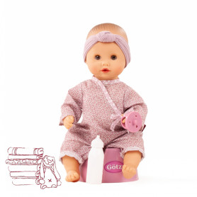 Sleepy Aquini Girl Doll 33cm - Pink Outfit