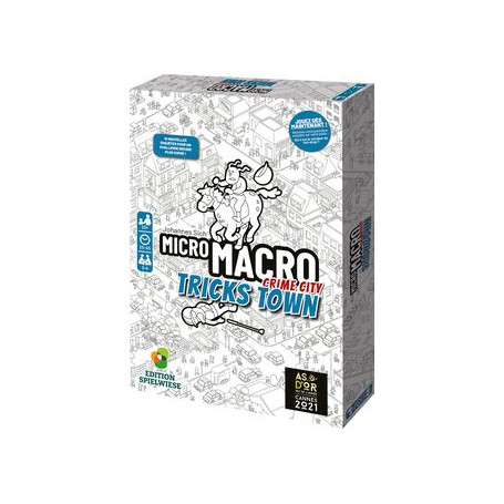 Micro macro crime city tricks town - jeu cooperatif d'observation