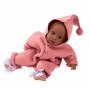 Pink jumpsuit with hood for 30-33cm doll