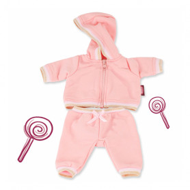 Baby pink joggers for 30-33cm doll