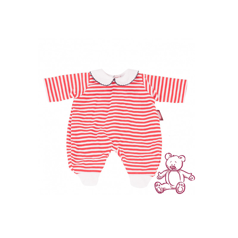 Ensemble Marin Bébé – Bleu Marine Et Rayé Bleu/blanc, Pour Poupon 28 Cm, Neuf