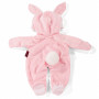 Pink rabbit jumpsuit for 30-33cm doll