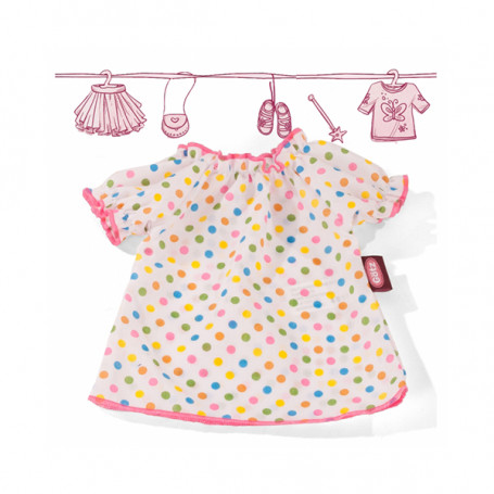 Robe Happy Dots pour poupée 30-33cm