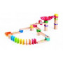 Marble run domino rally