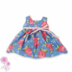 Roses dress for 45-50cm doll