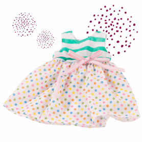 Robe Dots Happiness pour poupée 45-50cm