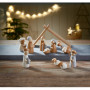 Crèche de Noël en bois