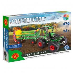 Constructor Fred and Stinky - Tractor and Manure Spreader