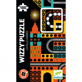 La ville animée - Puzzle Wizzy 100 pièces