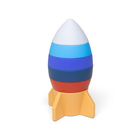 Stackable Rocket - Blue/Orange