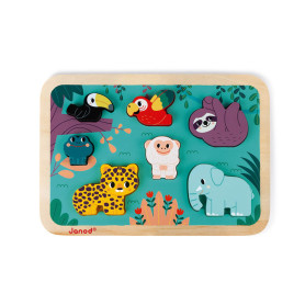 jigsaw puzzle Chunky Jungle - 7 pièces