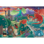 Les Dragons - Puzzle 50 pièces en bois - Vayounette - Michèle Wilson