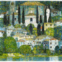 Puzzle 350 pièces - Klimt - L'église de Cassonne