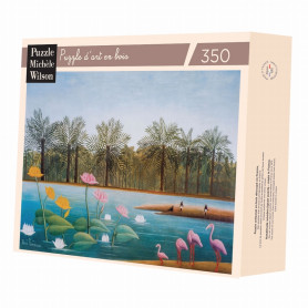 Puzzle 350 pièces - Rousseau - Flamingos