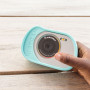 Waterproof cyan Kidycam camera - Kidywolf