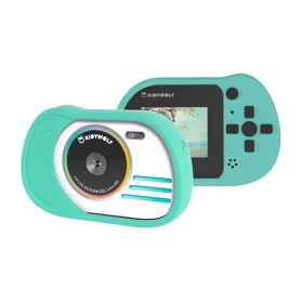 Waterproof cyan Kidycam camera - Kidywolf