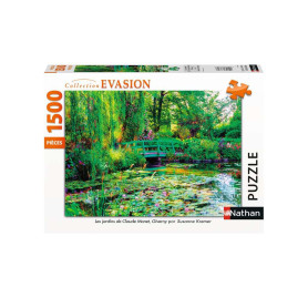 Puzzle 1500 pièces -Susanne Kremer - Le jardin de Claude Monet