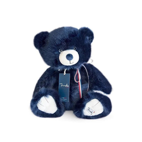 The French bear 35cm marine - Maïlou Tradition