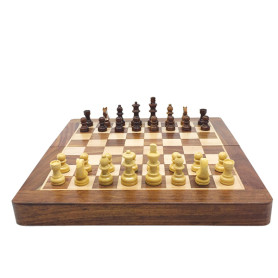 Jeu échecs magnétique pliant 18cm - Roi 31mm