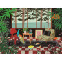 500 pièces  jigsaw puzzle -  Peacock Interior - Yukiko Noritake