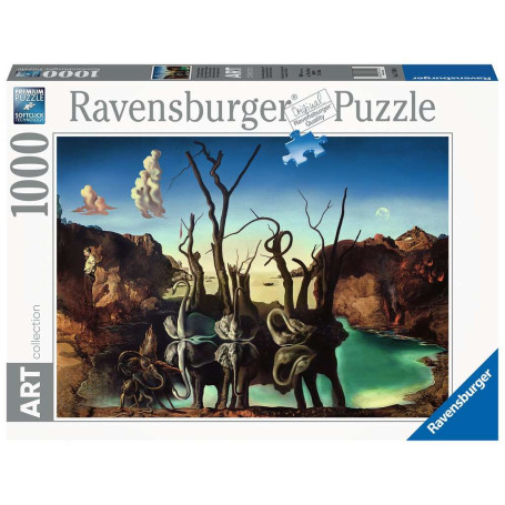 Puzzle 1000 Pièces - Dali - Les cygnes