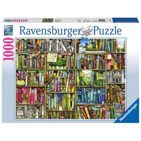 Puzzle 1000 pièces - Colin Thompson - Bibliothèque magique