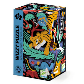 The Leaping tiger - Puzzle Wizzy - 50 pièces