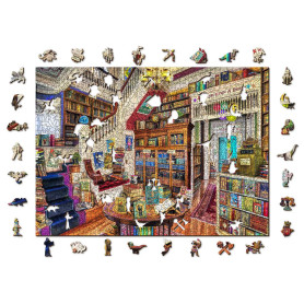 Puzzle en bois La librairie - 1010 pièces