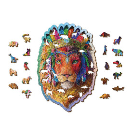 Puzzle en bois Mystic lion - 250 pièces