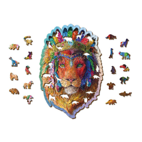 Wooden puzzle Mystic lion - 250 pièces