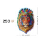 Puzzle en bois Mystic lion - 250 pièces