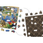 Wooden puzzle Animal Kingdom map - 505 pièces