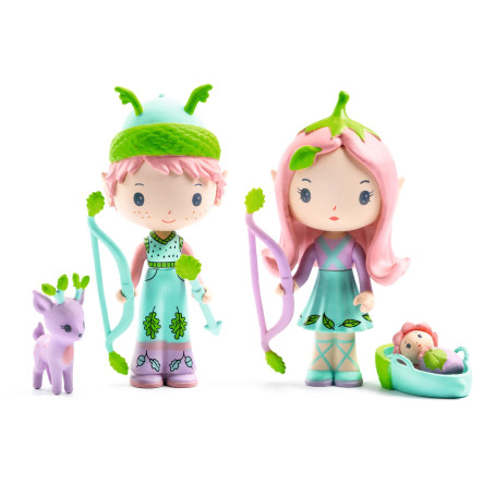 Couple Lili & Sylvestre Figurines Tinyly - Djeco