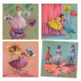 Wax crayon - Edgar Degas - Ballerinas - Inspired by