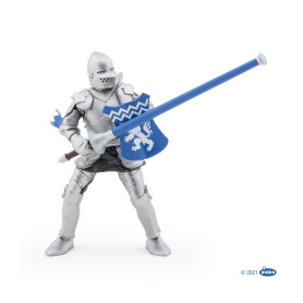 Lion blue knight with spear  - Figurine Papo