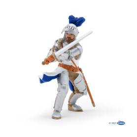 Roi Arthur bleu-argent - Figurine Papo
