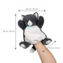 Doudou marionnette 24 cm chat Chamallow - Les amis de Kaloo