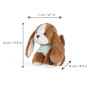 Stuffed dog Tiramisu 13 cm- Kaloo's Friends