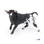 Black and white Spanish Bull - Figurine Papo